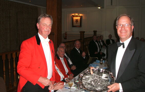 Mike Gray Captain Lancashire Seniors winners of the inauguaral Seniors Northern Counties Championshi
